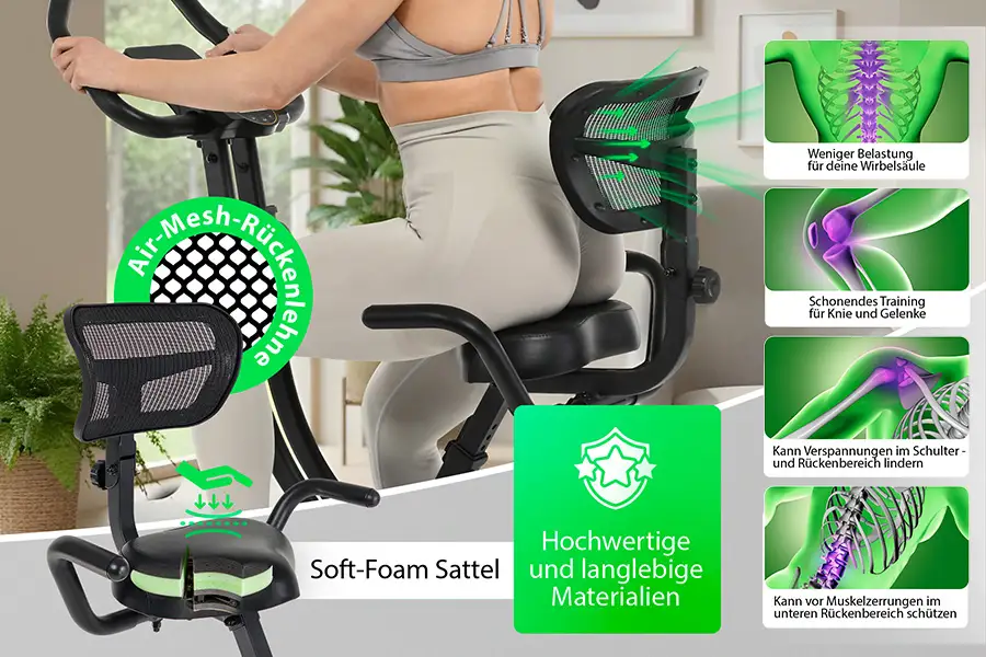S-Bike Velo Fit Klappheimtrainer: Mehr Halt. Mehr Komfort.